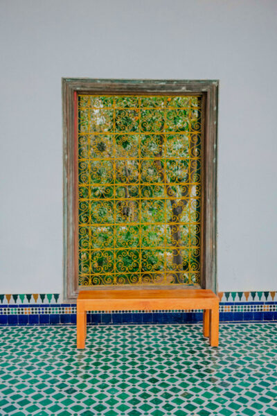Janela de árvores
