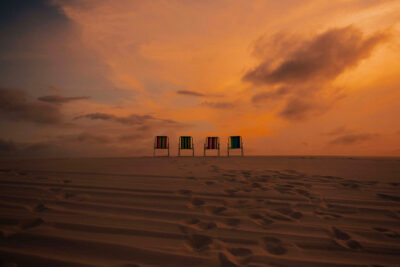 Cadeira por do sol horizontal
