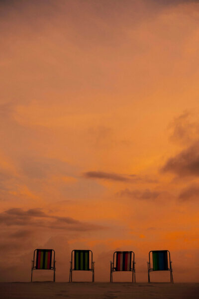 Cadeira por do sol vertical